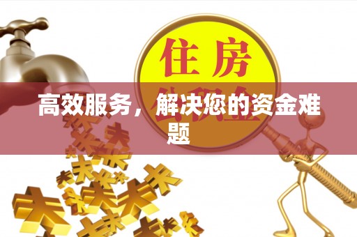 乌日高效服务，解决您的资金难题