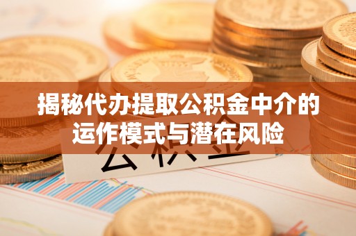 乌日揭秘代办提取公积金中介的运作模式与潜在风险