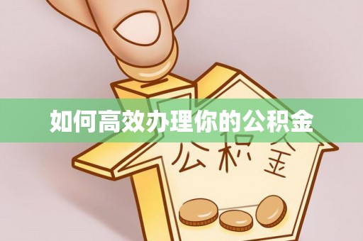 乌日如何高效办理你的公积金