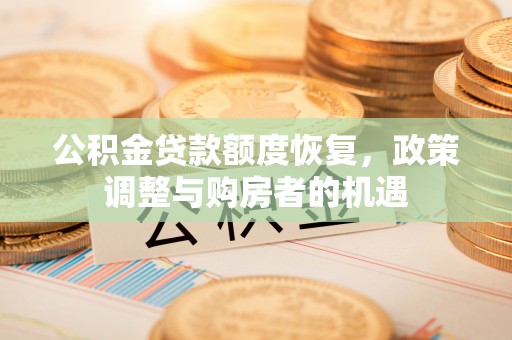 乌日公积金贷款额度恢复，政策调整与购房者的机遇