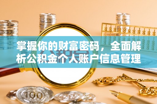 乌日掌握你的财富密码，全面解析公积金个人账户信息管理与优化