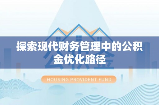 乌日探索现代财务管理中的公积金优化路径