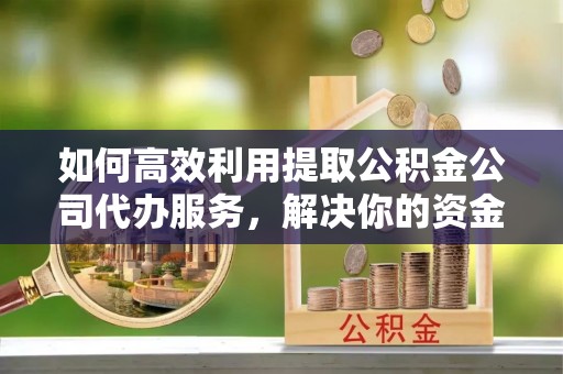 乌日如何高效利用提取公积金公司代办服务，解决你的资金难题