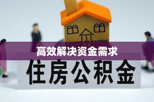 乌日高效解决资金需求