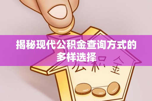 乌日揭秘现代公积金查询方式的多样选择