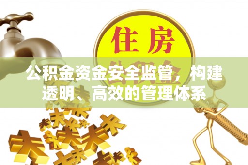 乌日公积金资金安全监管，构建透明、高效的管理体系