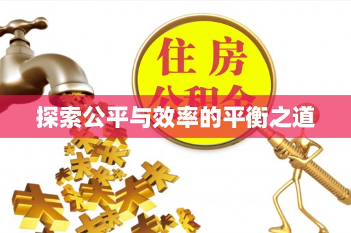 乌日探索公平与效率的平衡之道