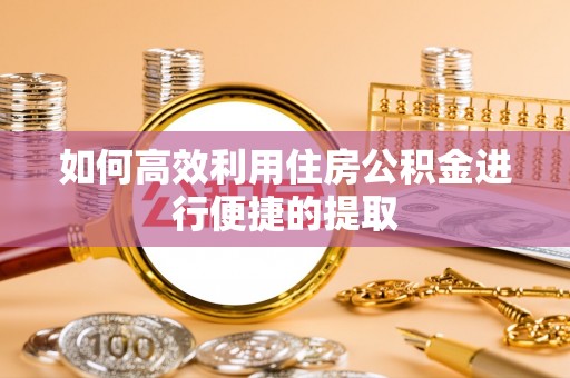 乌日如何高效利用住房公积金进行便捷的提取