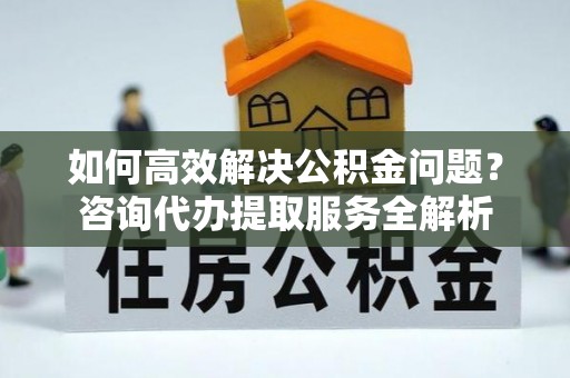 乌日如何高效解决公积金问题？咨询代办提取服务全解析