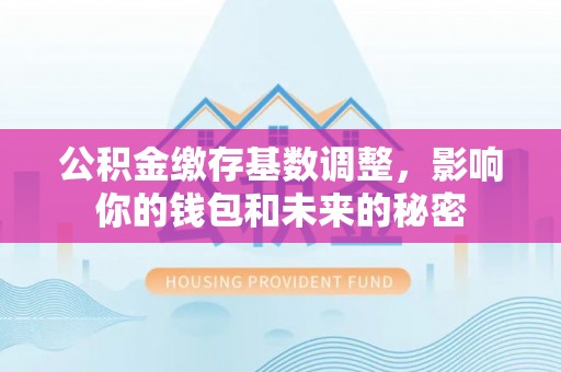 乌日公积金缴存基数调整，影响你的钱包和未来的秘密