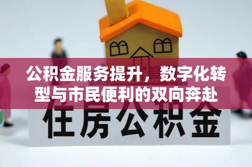 乌日公积金服务提升，数字化转型与市民便利的双向奔赴