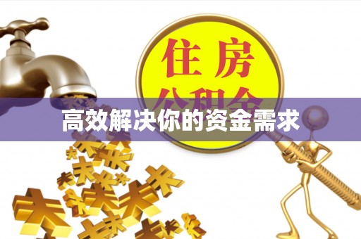 乌日高效解决你的资金需求