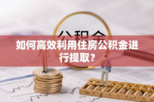 乌日如何高效利用住房公积金进行提取？