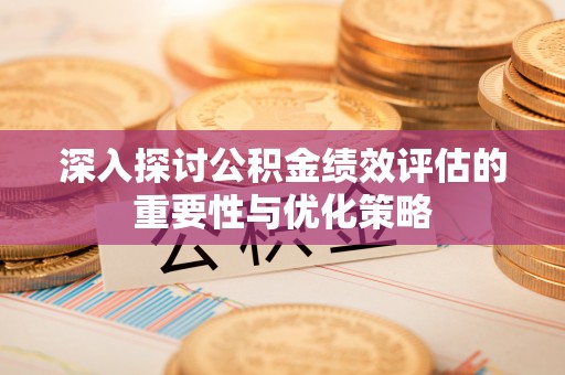 乌日深入探讨公积金绩效评估的重要性与优化策略